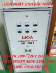 ĐẠI LÝ LIOA TẠI BẮC NINH BÁN BIẾN ÁP 380V/220V/200V , ỔN ÁP 380V SANG 220V 200V 3 PHA, BỘ AVR 100KVA 200KVA 300KVA